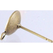 Boucles d'oreille clou à perles Bronze La paire