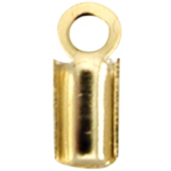VAP76DG - 3660246001017 - MegaCrea - Embout cordon 5 mm Doré (lot de 10)