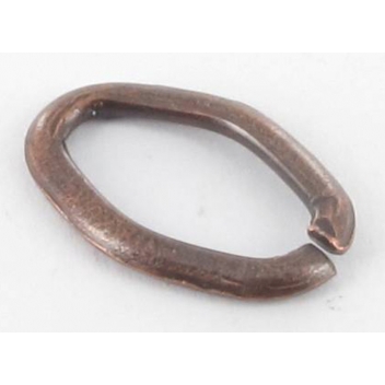 VAP83/1P - 3660246001291 - MegaCrea - Anneau brisé ovale 15x10 mm Argenté 10 pièces