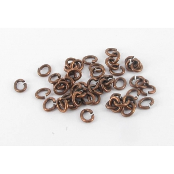 VAP91CP - 3660246046704 - MegaCrea - Anneau brisé ovale 4x3 mm Cuivré 50 pièces - 2