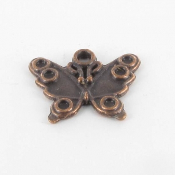 BM058C - 3660246113666 - MegaCrea - Breloque métal Papillon Cuivré
