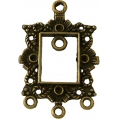 Breloque pendentif Diviseur cadre Bronze
