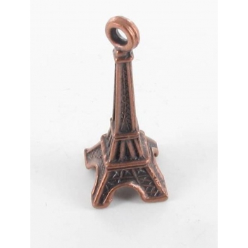 BM114C - 3660246114014 - MegaCrea - Breloque métal Tour Eiffel Cuivré - 2