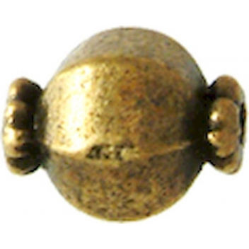PM077B - 3660246115394 - MegaCrea - Perle métal ronde Ø 1 cm Bronze