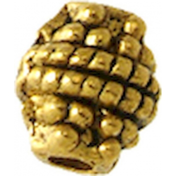 PM080D - 3660246115486 - MegaCrea - Perle ronde olive métal Ø 7 mm Doré