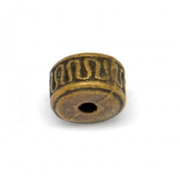 PM081B - 3660246115493 - MegaCrea - Perle rondelle métal Ø 8 mm Bronze