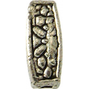 PM090A - 3660246051357 - MegaCrea - Perle métal tube 12 mm Argenté