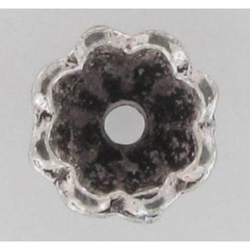PM101A - 3660246051432 - MegaCrea - Coupelle métal conique Ø 8 mm Argenté - 2