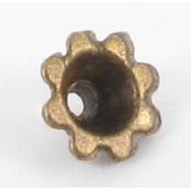 Coupelle métal Ø 8 mm Bronze 10 pièces