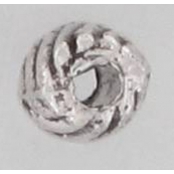 Perle métal grain de riz 7 mm Argenté (lot de 10)