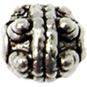Perle métal ronde Ø 10 mm Argenté 10 pièces