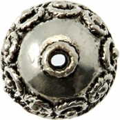 Perle métal ronde Ø 16 mm Argenté