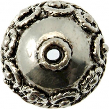 PM131A - 3660246820793 - MegaCrea - Perle métal ronde Ø 16 mm Argenté
