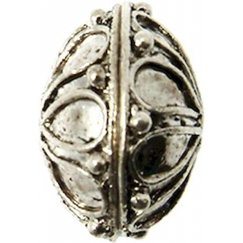 PM133A - 3660246812095 - MegaCrea - Perle métal ronde ogive Argenté