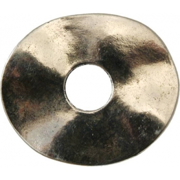 PM167A - 3660246051548 - MegaCrea - Anneau donut ovale métal 40x35 mm Argenté