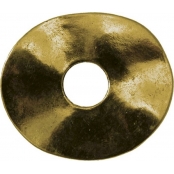 Anneau donut ovale métal 40x35 mm Bronze