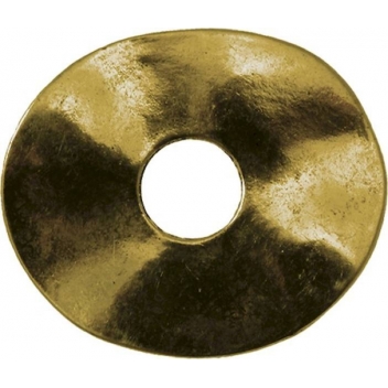 PM167B - 3660246830259 - MegaCrea - Anneau donut ovale métal 40x35 mm Bronze