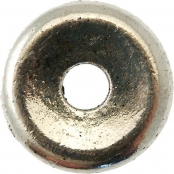 Anneau donut métal 30 mm Argenté