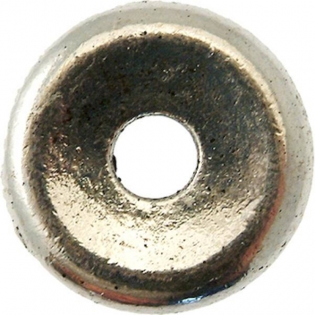 PM168A - 3660246051555 - MegaCrea - Anneau donut métal 30 mm Argenté