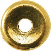 Anneau donut métal 30 mm Doré