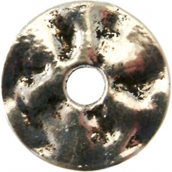 PM170A - 3660246051579 - MegaCrea - Anneau donut métal 23 mm Argenté