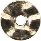 Anneau donut métal 18 mm Argenté (10 pièces)