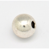 Perle métal ronde Ø 10 mm Argenté