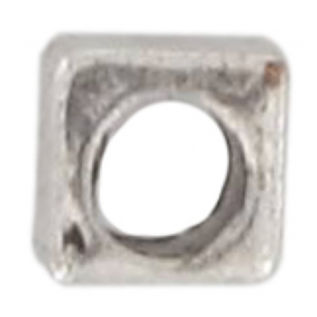 PM211A - 3660246047213 - MegaCrea - Perle métal cube 4x4 mm Argenté