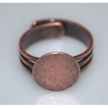 bag_r12_cui - 3700982292574 - MegaCrea - Bague avec platine ronde Ø 12 mm Cuivré - 3