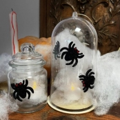 Kit Photophore araignée d'Halloween