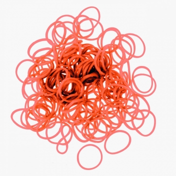 8557 - 3662904086152 - Loom - 200 élastiques Loom Orange