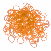 200 élastiques Loom phosphorescent Orange