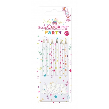 353 - 3700392403539 - Scrapcooking Party - Bougies qui se rallument 12 Bougies Magiques