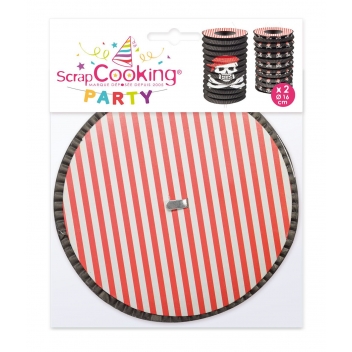 321 - 3700392403218 - Scrapcooking Party - Lampion Pirate 2 pièces