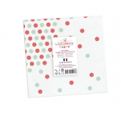 Serviettes Confettis 33cm 20 pièces