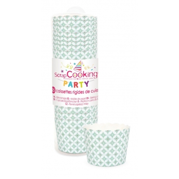 243 - 3700392402433 - Scrapcooking Party - Caissettes de cuisson rigide Rosaces 25 p.