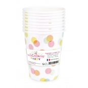 Gobelets Confettis 8 pièces
