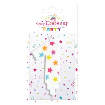 381 - 3700392403812 - Scrapcooking Party - Bougie d'anniversaire numéro 1