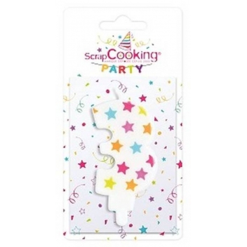 383 - 3700392403836 - Scrapcooking Party - Bougie d'anniversaire numéro 3