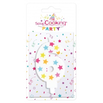 386 - 3700392403867 - Scrapcooking Party - Bougie d'anniversaire numéro 6