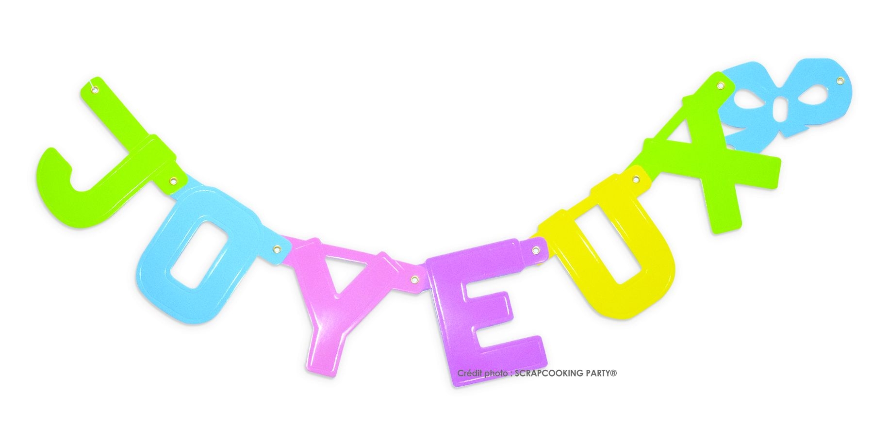 Guirlande Joyeux Anniversaire 2m Scrapcooking Decoration De Fete Guirlande Joyeux Anniversaire 2m Scrapcooking Decoration De Fete
