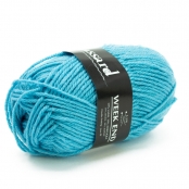 Laine à tricoter Week End 1206 Turquoise 50% Laine