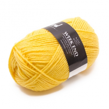 WEEK-END-1344 - 3660779380368 - Plassard - Laine à tricoter Week End 1344 Jaune 50% Laine
