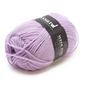 WEEK-END-3011 - 3660779380450 - Plassard - Laine à tricoter Week End 3011 Violet 50% Laine