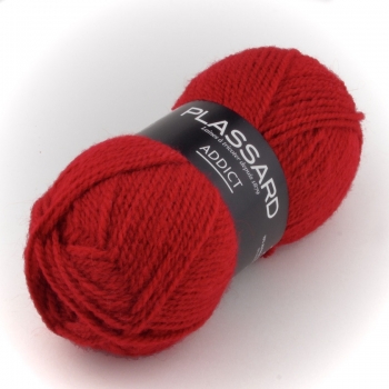 Laine Plassard Addict 60 Rouge Vermillon