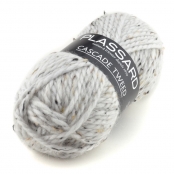 Pelote de laine Cascade Tweed 10 Gris Clair Tweed