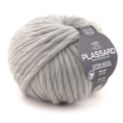 Grosse laine mèche Extra Wool 154 Gris 100% Laine
