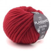Grosse laine mèche Extra Wool 356 Rouge 100% Laine