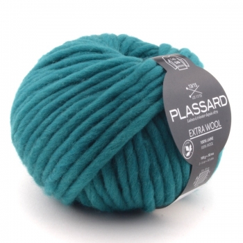 Grosse laine mèche Extra Wool 357 Vert 100% Laine