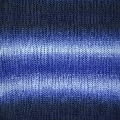 Laine idéale pour faire un châle Mandala 03 Bleu Moyen Multicolore